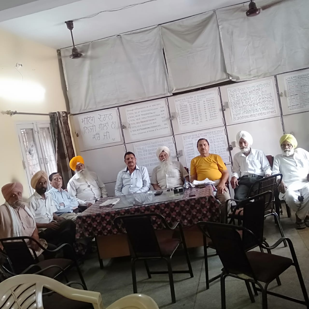 PRTC Pensioners Association Patiala Depot meeting held.